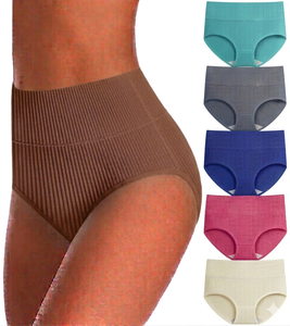 Culottes Femme Élégantes et Confortables à Coupe Haute en Polyester Tricoté Léger, Respirant et Extensible - Product Image 1