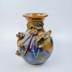 越南巴特朗陶器高品质陶瓷花瓶套装艺术装饰制造商批发
