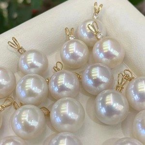 S925 <b>Silver</b> Freshwater Edison Pearl <b>Necklace</b> with Strong Light Collarbone <b>Chain</b> Simple Niche Purple Pendant - Product Image 1