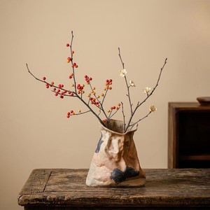 Wabi Sabi <b>Ceramic</b> <b>Vase</b> Handmade Matte Glaze Tabletop Decor 8-16 Inches Natural Rustic Design - Product Image 6