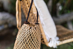 Handmade Rattan <b>Backpack</b> Eco Friendly Rucksack Handwoven Rattan Knapsack Adventure Bag Fashion OEM Supplier Vietnam - Product Image 5