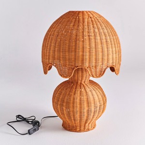 Lampe de chevet en rotin de haute qualité, sur pied, pour bureaux, fournisseur, prix compétitif, lampes de table artisanales - Product Image 1