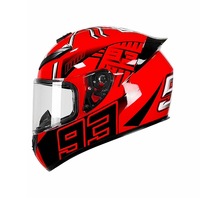 Prix d'usine de qualité supérieure personnalisé ABS haute dureté coloré Crash casque moto rétro intégral casque de course de moto