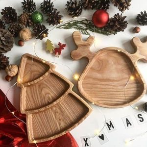 [DISPONIBLE] |   Plateau de Noël en bois, plateau à snacks, ensemble cadeau, planche de service pour les fêtes/Noël/Nouvel An - Product Image 2