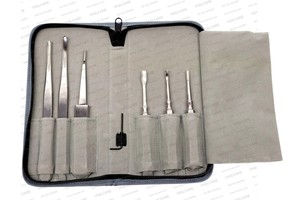 ชุดเครื่องมือถอนฟันม้าแบบมืออาชีพ 6 ชิ้น ทำจากเหล็กกล้าไร้สนิมเยอรมัน ใช้ซ้ำได้ สำหรับสัตวแพทย์ - Product Image 3