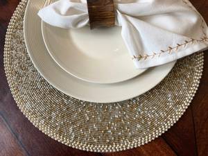 New Fashion High Durable Eco-Friendly Handmade Bohemian Style Beaded Coaster Customized Color 5mm Thickness for Home Table Decor - Product Image 4