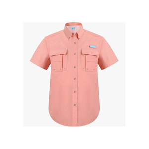 Logotipo bordado personalizado para actividades al aire libre de pesca con ventilación de rendimiento de entrenamiento transpirable informal ligero de alta calidad para hombres - Product Image 1