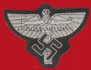 ตราปักหมวกแบบเย็บติด GERMAN NAZE CAP-667 ลายสมอเรือและพวงหรีด สำหรับติดบนชุดเครื่องแบบ - Product Image 4