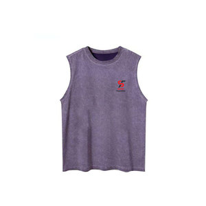 Débardeur Homme Solide et Élégant, Coupe Slim, Col Rond, Design Uni, Léger et Confortable pour le Quotidien et le Streetwear - Product Image 6