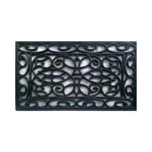 Tapis d'entrée intérieur élégant personnalisé en gros, en caoutchouc antidérapant avec envers rayé en PVC, pour porte d'entrée, usage domestique ou professionnel - Product Image 3