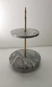 Modern Design <b>Marble</b> <b>Cake</b> <b>Stand</b> with Metal Base for Stylish Home Hotel Cafe & Event Serving Solutions Export Quality - Product Image 2