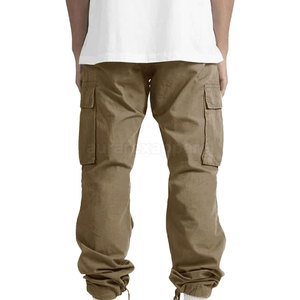 Pantalones Cargo para Hombre, Ajustados, Cómodos, Transpirables, Lavados, Casuales, de Aura Rex Apparel - Product Image 2