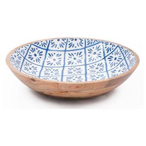 Top Selling Handmade Wooden Printed Bowl Salad Mixing Bowl for Kitchen and Restaurant Available at Factory Price - Product Image 1