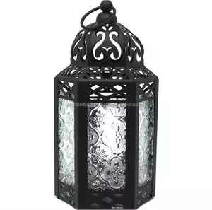 Lanterne marocaine en métal utilisation chic maison décorative hôtel Restaurant mariage bureau fait - Product Image 4