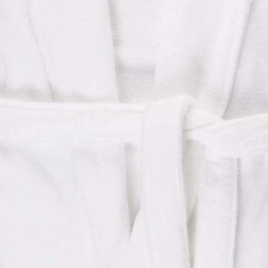 Peignoir en tissu éponge confortable, 100% coton à fibres longues, respirant, peignoirs classiques pour femmes et hommes adultes - Product Image 5