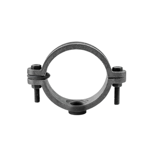 Collier de serrage noir pour tuyau en fer, raccord femelle rond de 2 pouces, zingué, résistant à la corrosion, collier de serrage femelle NPT - Product Image 4