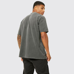 Fabrication de t-shirts pour hommes avec logo personnalisé par transfert thermique, t-shirt 100% coton pour hommes - Product Image 2