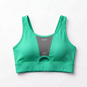 Soutien-gorge de sport sans bretelles pour femme de haute qualité, avec logo personnalisé sur le devant, couleurs personnalisables, tissu respirant extensible dans quatre directions pour le fitness et la gym - Product Image 5