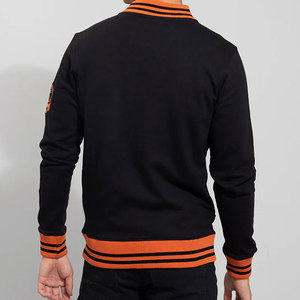 Veste universitaire d'hiver tendance pour hommes - Veste en laine imperméable et coupe-vent à col montant personnalisé, couleur unie - Product Image 2