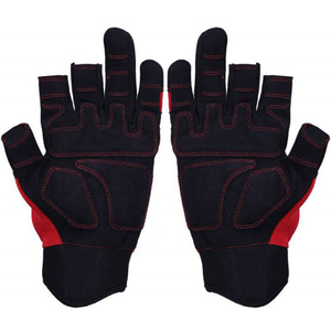 Barco <b>Leather</b> Ind Mechanic Work Gloves-Waterproof Anti-Slip Fireproof Touchscreen Enabled % Polyester Fabric - Product Image 2
