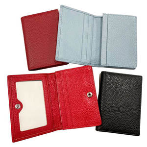 Wholesale High Quality Leather <b>Passport</b> Cover Travel <b>Passport</b> <b>Wallet</b> With Window New Design Make Products - Product Image 5