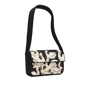 Bolso de mano clásico con cuentas de semillas, estilo étnico, moderno, bordado con cuentas de semillas, hecho a mano, bolso de moda. - Product Image 1