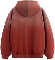 Sweatshirt Pria Musim Dingin Esensial, Regular Fit, Bahan Fleece Katun 100% Tebal, Bernapas, Berkantong, Cetak Digital, Unisex