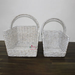 Artex Dong Thap Factory Eco Friendly Water Hyacinth <b>Log</b> <b>Basket</b> Durable Handcrafted Storage for Home - Product Image 3