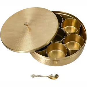 Modern Design <b>Wooden</b> Spice Organizer Handmade High Quality Masala Storage <b>Box</b> for Stylish Kitchen Setup - Product Image 2