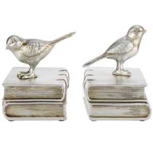 Elegant Antique Metal <b>Bookends</b> Classic Home Decor with Vintage Inspired Stylish Shelf Accessories - Product Image 5