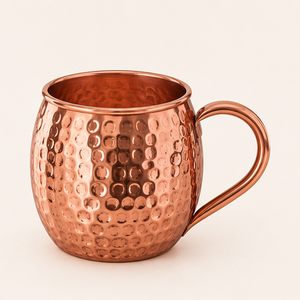 Tasses à Moscow Mule en cuivre massif 100% pur, martelées à la main, pour cocktails et bières, articles de bar haut de gamme, cadeau, prix bas - Product Image 5