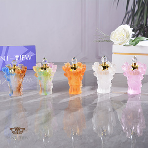 Quemador de Incienso de Cristal Hecho a Mano con Mini Rosas para Recuerdos de Boda - Product Image 1