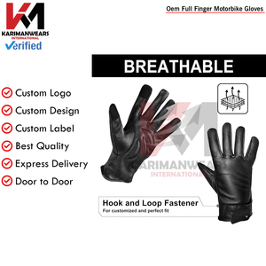 Guantes Profesionales para Motocicleta, Alta Resistencia al Agarre, Protección Duradera para las Manos, Ajuste Cómodo para Conductores de Carretera y Todoterreno - Product Image 5