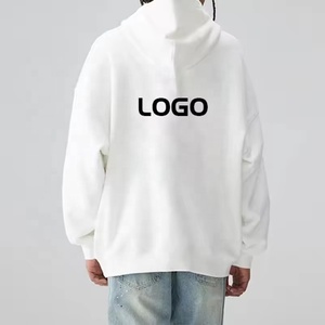 Sudadera con capucha para hombre, estilo urbano, de tela gruesa, manga larga, lisa, oversize, en colores sólidos. - Product Image 4