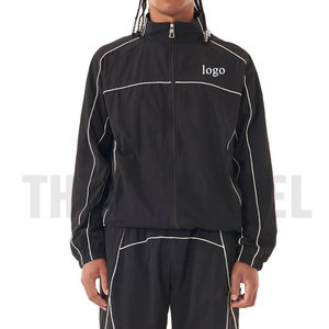 Conjunto Deportivo Casual de Otoño para Hombre, Chaqueta Cortavientos y Pantalón, 2 Piezas, Estilo Urbano - Product Image 2