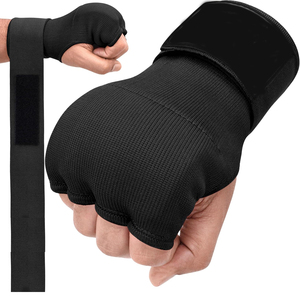 Bandages de boxe pour hommes et femmes, gants intérieurs, sangles de poignet élastiques de 100 cm, protection rembourrée pour les poings sous les mitaines - Product Image 2