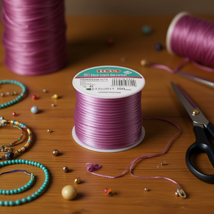 ILAN Filo per Braccialetti e Gioielli 2.5mm x 10m Viola - Product Image 2