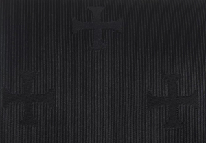 Corbata Masónica de los Caballeros Templarios Negros KT, de Alta Calidad, Nueva, Hecha a Medida, Regalia Masónica Personalizada, Corbatas Nuevas 2025 para Hombre - Product Image 3