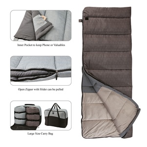 Mountain Camping and Hiking Double Sleeping Bag <b>Envelope</b> Shape Winter Season Use More Comfort and Warm 100% Export Oriented - Product Image 3