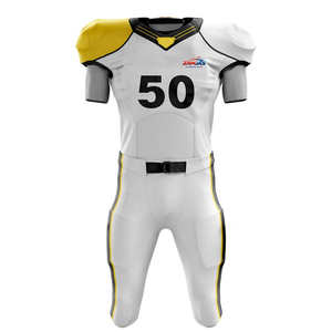 Uniforme de football américain sur mesure de qualité supérieure, meilleur tissu en polyester, uniforme de football américain pour hommes - Product Image 2