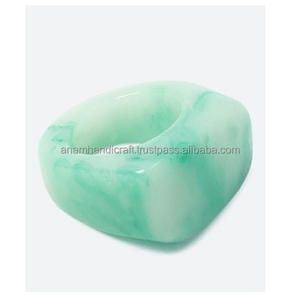 Wholesale Customized Best Quality Handcrafted High Polished Beautiful Colorful Fashion <b>Resin</b> Ring for Women Handmade in India - Product Image 1