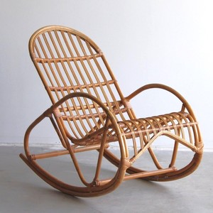 High quality recliner rocking <b>chair</b> for indoor outdoor living space rattan rocker recliners - Product Image 1