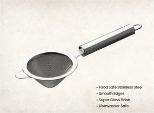 Direct Factory Supply Stainless Steel Conical <b>Strainer</b> with Pipe Handle Fine Mesh Coffee Tea <b>Strainer</b> Wholesale Bulk Supply - Product Image 4