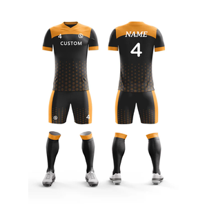 Bold Red Soccer Jersey Uniforms - High-Visibility Color with Sublimated Custom Name & Number Printing Uniformes <b>Football</b> Jersey - Product Image 4