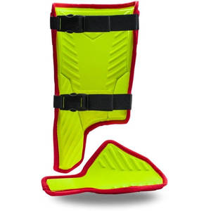Genouillère noire en EVA légère, pliable et réglable avec coussinets en gel et fermeture auto-agrippante pour une protection sportive professionnelle - Product Image 4