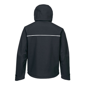 Custom Softshell <b>Jacket</b> Men Outdoor Windbreaker <b>With</b> <b>Fleece</b> <b>Lining</b> Waterproof Breathable Fabric For Hiking And Daily Wear - Product Image 2