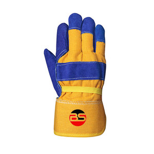 ถุงมือทำงานราคาส่ง ถุงมือป้องกันนิ้วมือสำหรับขายออนไลน์ ถุงมือทำงานหนังแบบกำหนดเองได้ - Product Image 2