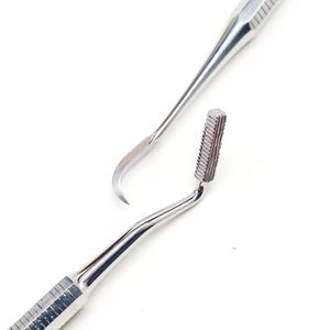 Poussoir et poseur de bandes orthodontiques professionnel à double extrémité avec détartreur |   Bande moléculaire à pointe longue en acier inoxydable de qualité supérieure - Product Image 2