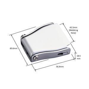 Hebilla de Cinturón de Seguridad S50C con Núcleo de Acero al Carbono y Cubierta Superior de Aluminio, Liberación Rápida para Cinturones de Seguridad de Atracciones - Product Image 2