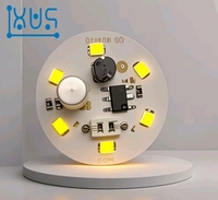 Módulo LED de aluminio blanco frío DC30V personalizado PCB serigrafía multicolor prueba de vacío para placa de circuito de luz de calle Solar
